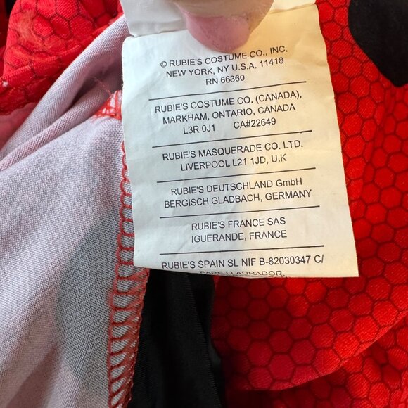 Miraculous Ladybug Costume Girls Red Black Halloween Dress Up Costume Size S - Picture 8 of 13